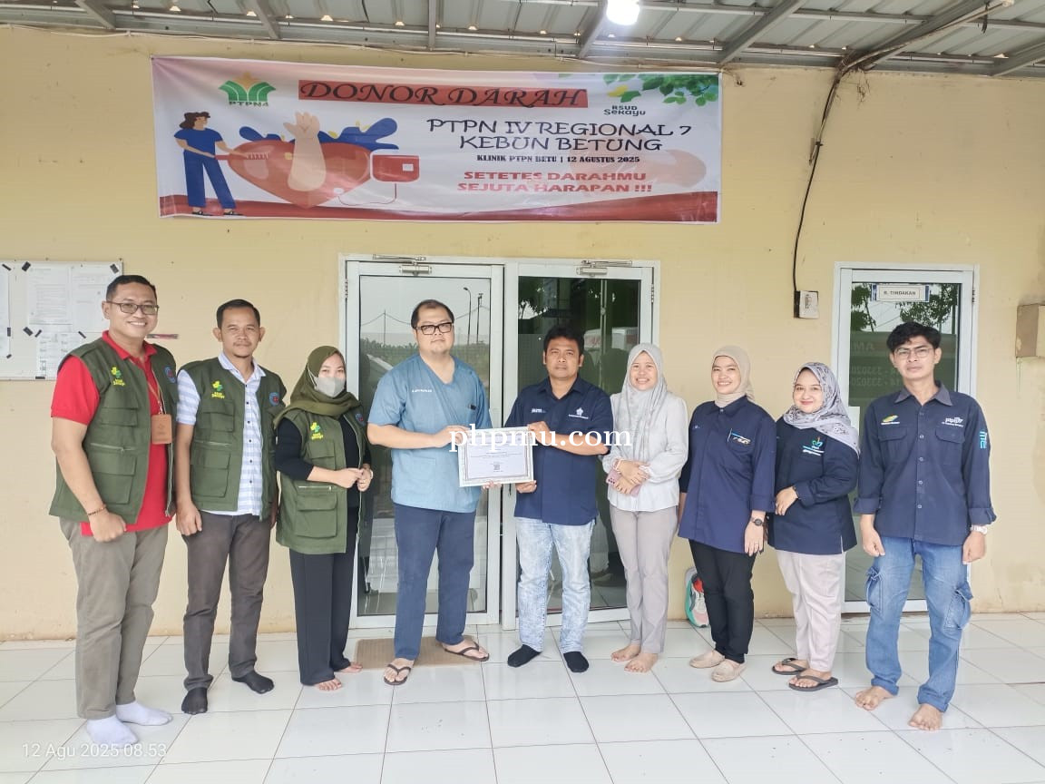 Semarak HUT RI ke-80, Holding Perkebunan Nusantara Melalui PTPN IV Regional VII Perkuat Kepedulian S